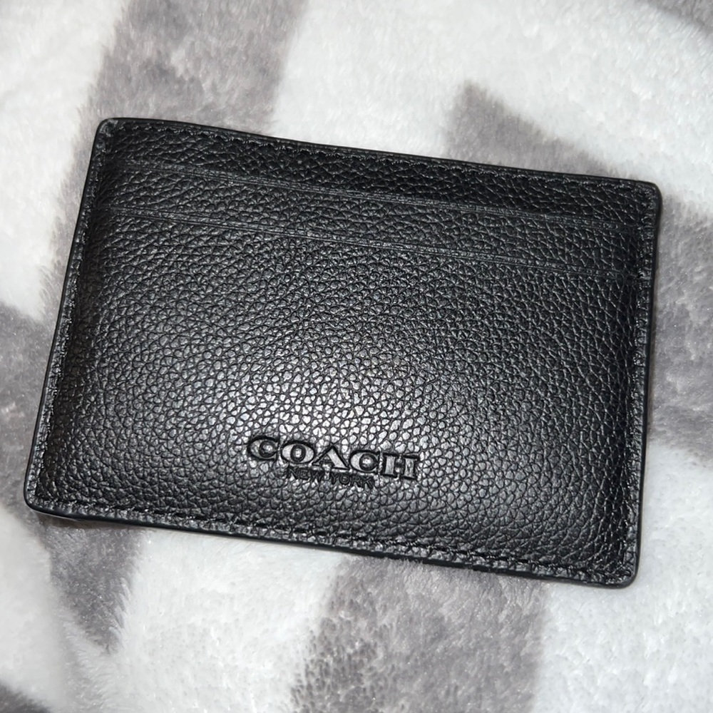 Coach card case with money clip